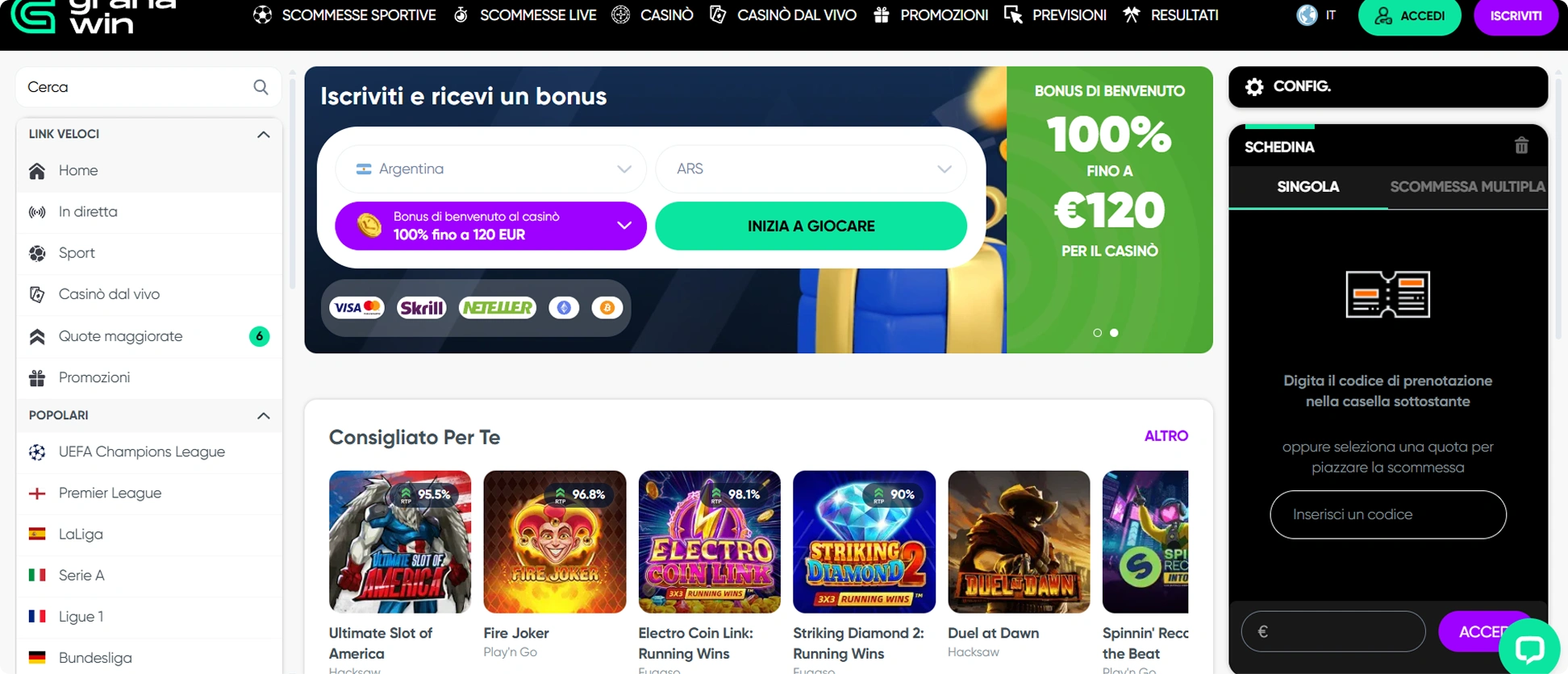 Granawin allibratore